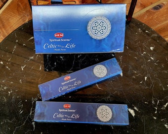 CELTIC way of LIFE Incense Sticks --- Masala Incense from HEM --- 15 gram package