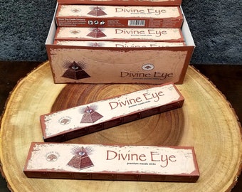 Green Tree DIVINE EYE Incense Sticks --- Premium Masala Incense Sticks from Green Tree --- 15 gram package --- greentree