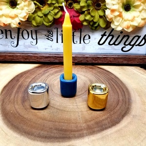 CERAMIC HOLDERS for Chime / Mini Ritual Candles PICK Your Favorite Color 15 Colors Available chimeholder image 3