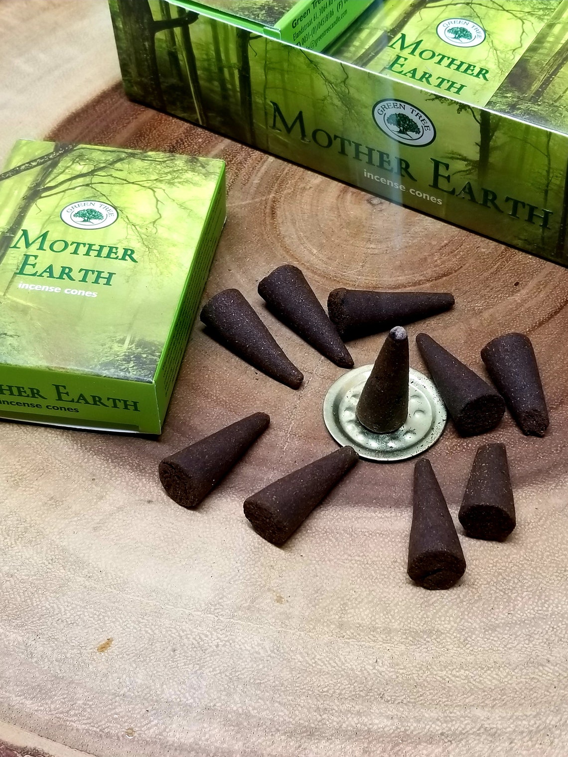MOTHER EARTH Incense CONES Premium Incense From Green Tree Etsy