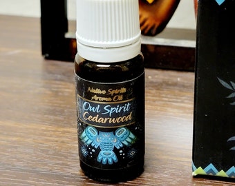 OWL SPIRIT Fragrance Oil --- 10 ml --- CEDARWOOD blend --- by Native Spirits / Goloka