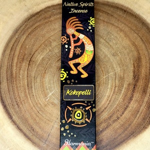 KOKOPELLI Incense Sticks ROSE Blend 15 gram package Harmonia Brand by Goloka Bild 2