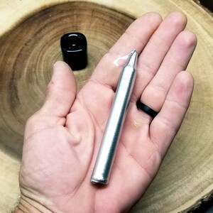 Mini Chime Box of METALLIC SILVER Mini / Chime Candles --- 20 Mini / Chime Candles ...