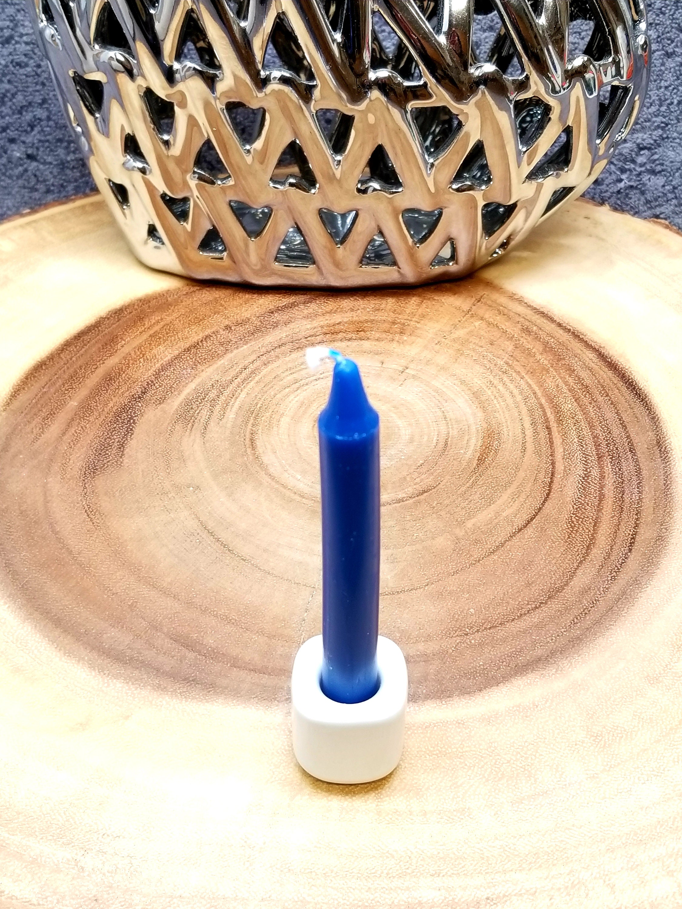 Box of BLUE Mini / Chime Candles 20 mini / Chime candles Etsy