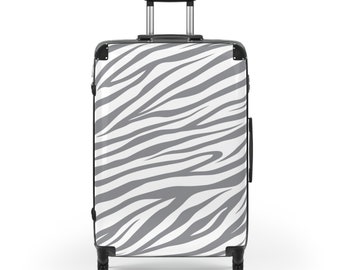 Suitcase - Zebra gray