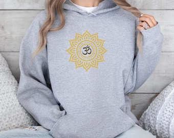 Mandala Hoodie | Meditation Hoodie | Yoga Hoodie l Namaste Hoodie | Om Mantra Hoodie | Spiritual Hoodie |  Zen Buddhism Hoodie Gift for her