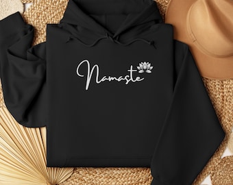 Namaste Hoodie |  Lotus Yoga Hoodie | Meditation Hoodie | Lotus Yoga Hoodie | Namaste Yoga Hoodie | Zen Buddhism Hoodie | Spiritual Hoodie