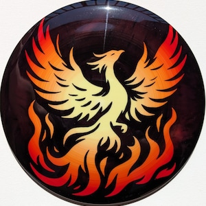 Phoenix Disc Golf Dye-sjabloon