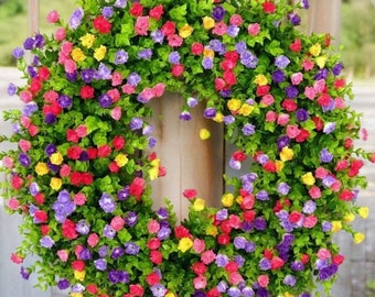Peony wreath for front door, Spring summer door wreath, Handmade spring wreath, Artificial peony outdoor wreath, Wedding decor