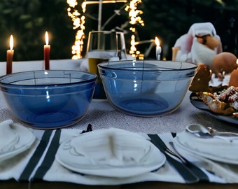 食器 Vintage Anchor Hocking Cobalt Blue set Vintage Anchor Hocking Cobalt Blue Glassware 9 pc | eBay