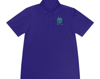 King Polo-Kleidung mit grünem Logo