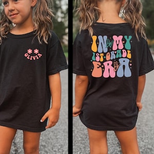 Terug naar school-shirt, aangepast shirt, kleutershirt, T-shirt eerste leerjaar, schoolshirt, 1e schooldag, terug naar school cadeau, kindershirt