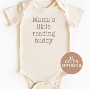 Tutina Mama&#39;s Little Reading Buddy®, regalo per neonati amanti dei libri, regalo per mamme bibliotecarie, regalo per baby shower, regalo per neonati, vestito per il ritorno a casa