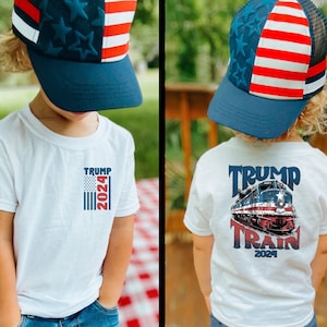 Trump Train Shirt, Trump 2024, Trump Shirts, Kids Shirt, Trump, President Trump Shirt, MAGA Shirt, Take America Back, Patriotic Trump Shirts