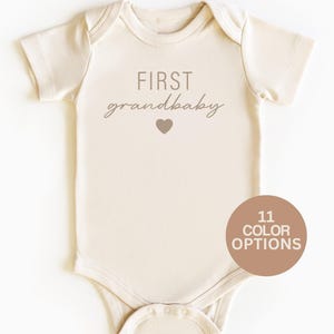 Erster Grandbaby-Strampler, Hallo Oma, Hallo Opa, Geschenk für Oma, Geschenk für Opa, neues Baby-Geschenk, nach Hause kommen Outfit, neues Elterngeschenk