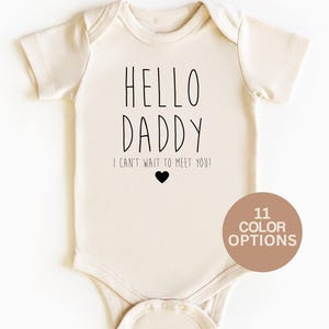 Hello Daddy Onesie®, New Dad Gift, Baby Announcement Onesie®, New Baby Gift, Coming Home Outfit, Newborn Baby Gift, Baby Onesie®, Hi Daddy