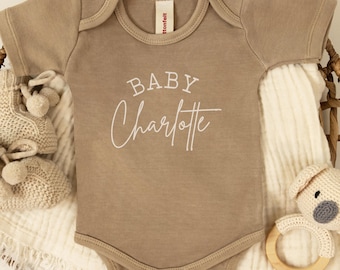 Washed Baby Onesie®, Baby Announcement Onesie®, Custom Baby Onesie®, Newborn Baby Gift, Baby Shower Gift, New Baby Gift, Newborn Onesie®