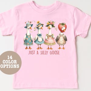 Silly Goose Kids Shirt, Funny Farm Animal Kids Shirt, Birthday Girl Shirt, Funny Goose Shirt for Kids, Funny Baby Onesie®, Farm Kids Shirt