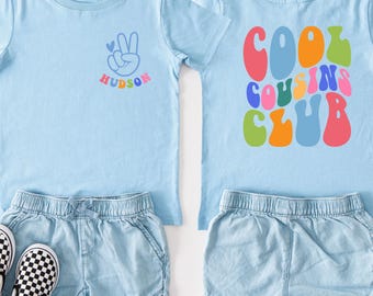 Custom Matching Cousin Tee, Matching Family Shirts, Family Reunion Shirt, Cool Cousins Club, Cousin Group Shirt, Matching Cousin Outfit