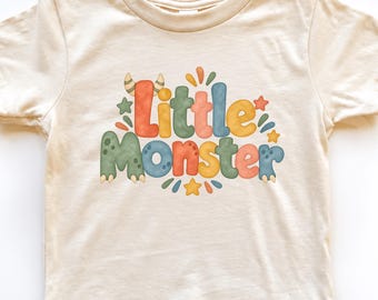 Little Monster Shirt, Cute Monster Graphic Tee, Baby Toddler Kids & Adult T-Shirt