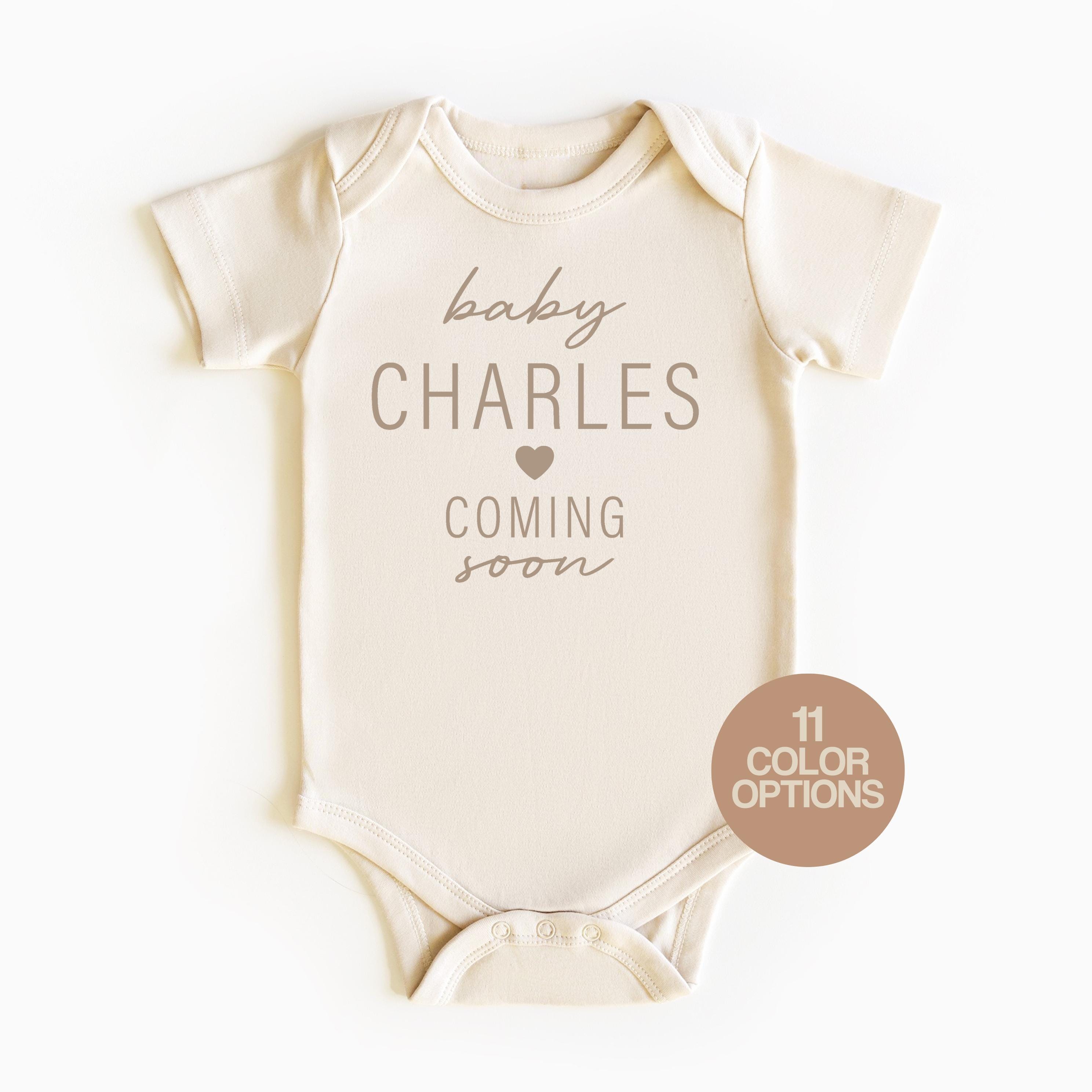 Custom Baby Name Onesie®, Coming Soon Onesie®, Pregnancy Announcement Onesies®, Baby Announcement Onesie®, New Baby Gift, Coming Home Outfit