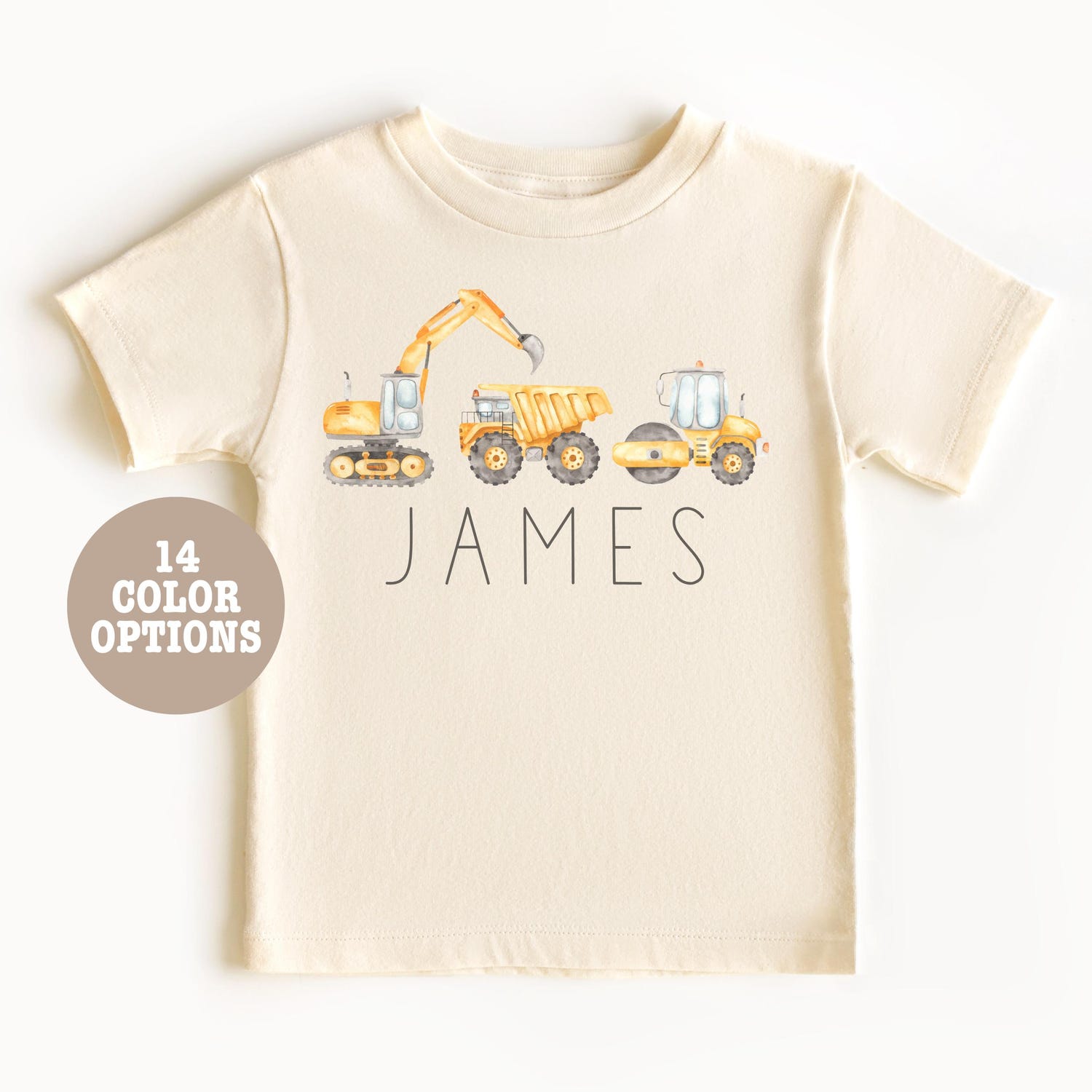 Personalized Construction Shirt, Equipment Shirt, Truck Kids Shirt, Dump Truck Shirt, Toddler Shirt, Boys Shirt, Construction Kids Shirt