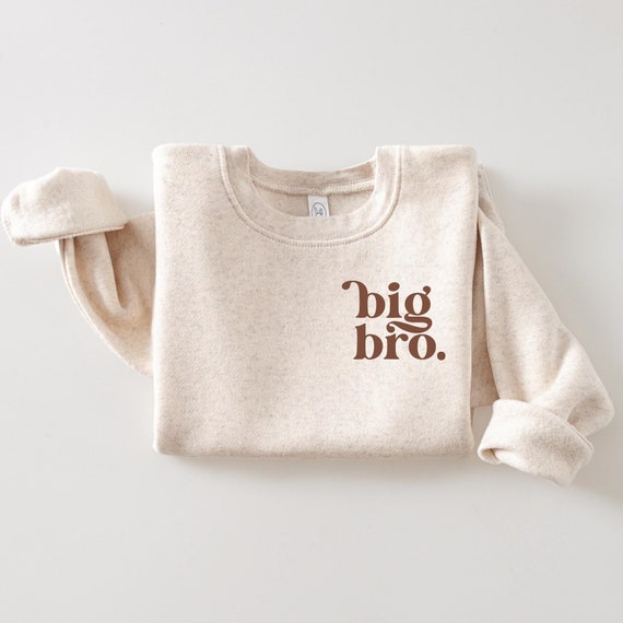 Big Bro Sweatshirt| Big Brother| Big Brother Gift| Toddler Sweatshirt| Brother Announcement| Birth Announcement| Kids Hoodie| Big Bro Sweat