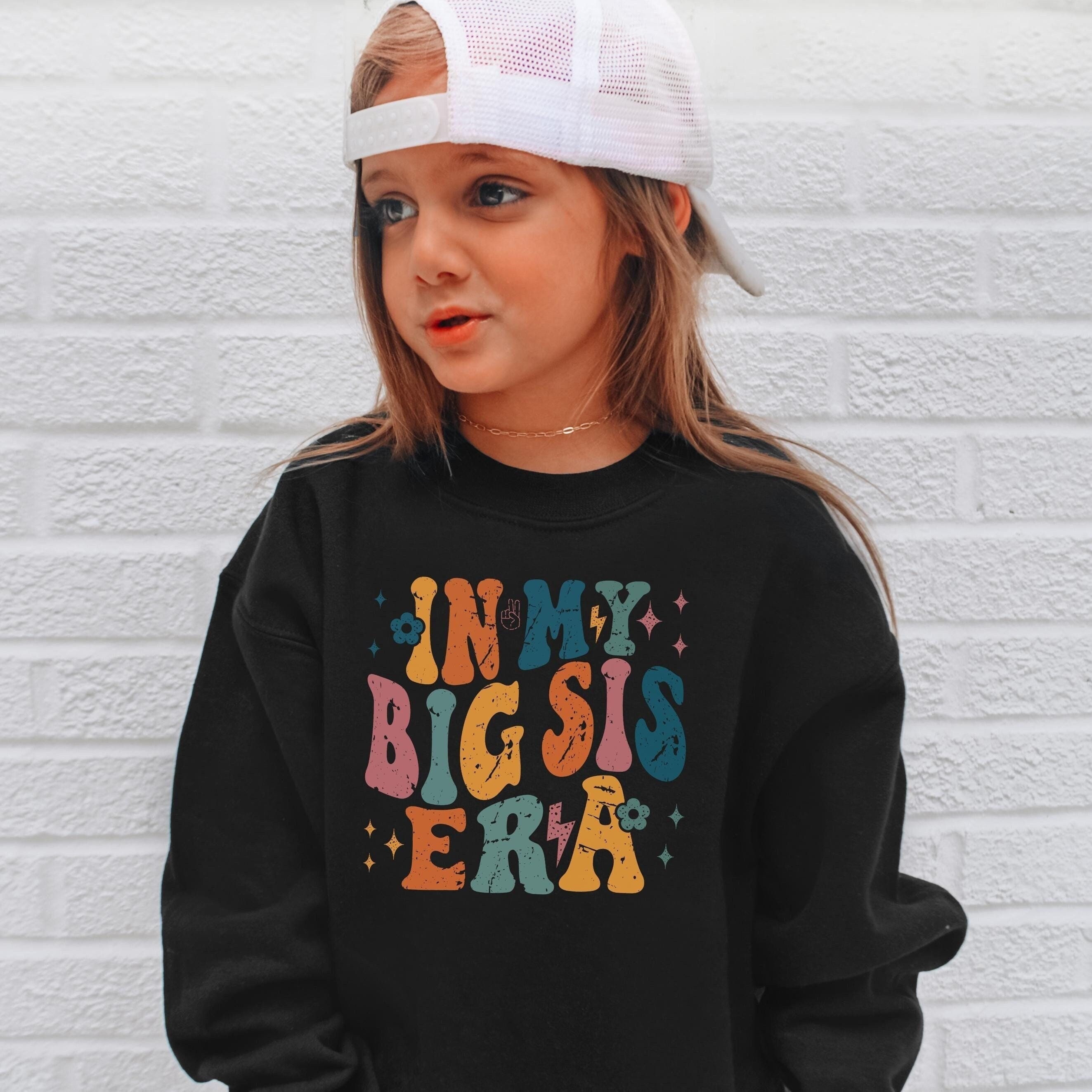 Completo Abbinato Sorella Maggiore E Piccola | Felpa In Cotone, Maglione Lavorato A Maglia - Foto 10