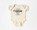 Custom Logo Onesie®, Custom Text Printed, Custom Company Logo Printed, Your Design or Logo Printed Directly Onto a Bodysuit, Custom Text