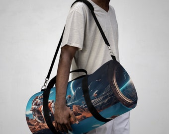 Ruimteastronaut Duffel Bag, Gym reistas, Galaxy Duffle bag weekendtas perfect cadeau verjaardag