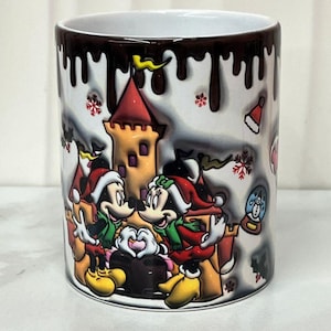 Mickey and Minnie Christmas Coffee Mug 11 oz mug
