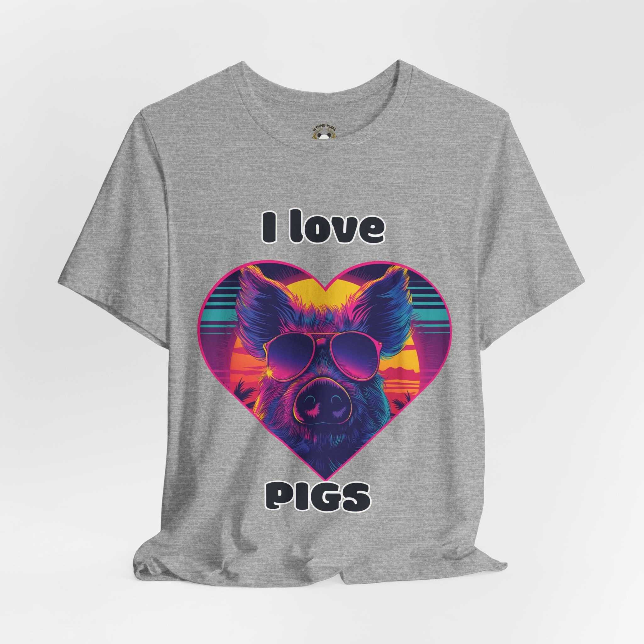 Pig Shirt, I Love Pigs Shirt | Pig T-shirt, Funny Pig Shirt