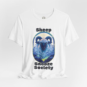 Sheep T-shirt | Sheep shirt, funny sheep shirt, animal lover cotton tee, sheep snooze society