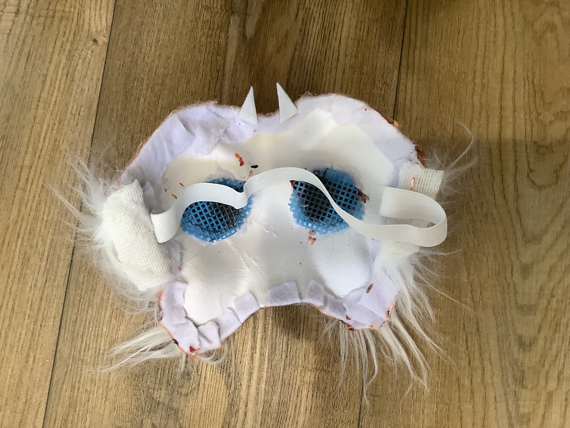 Pink/ginger Tabby Cat Therian Mask Etsy