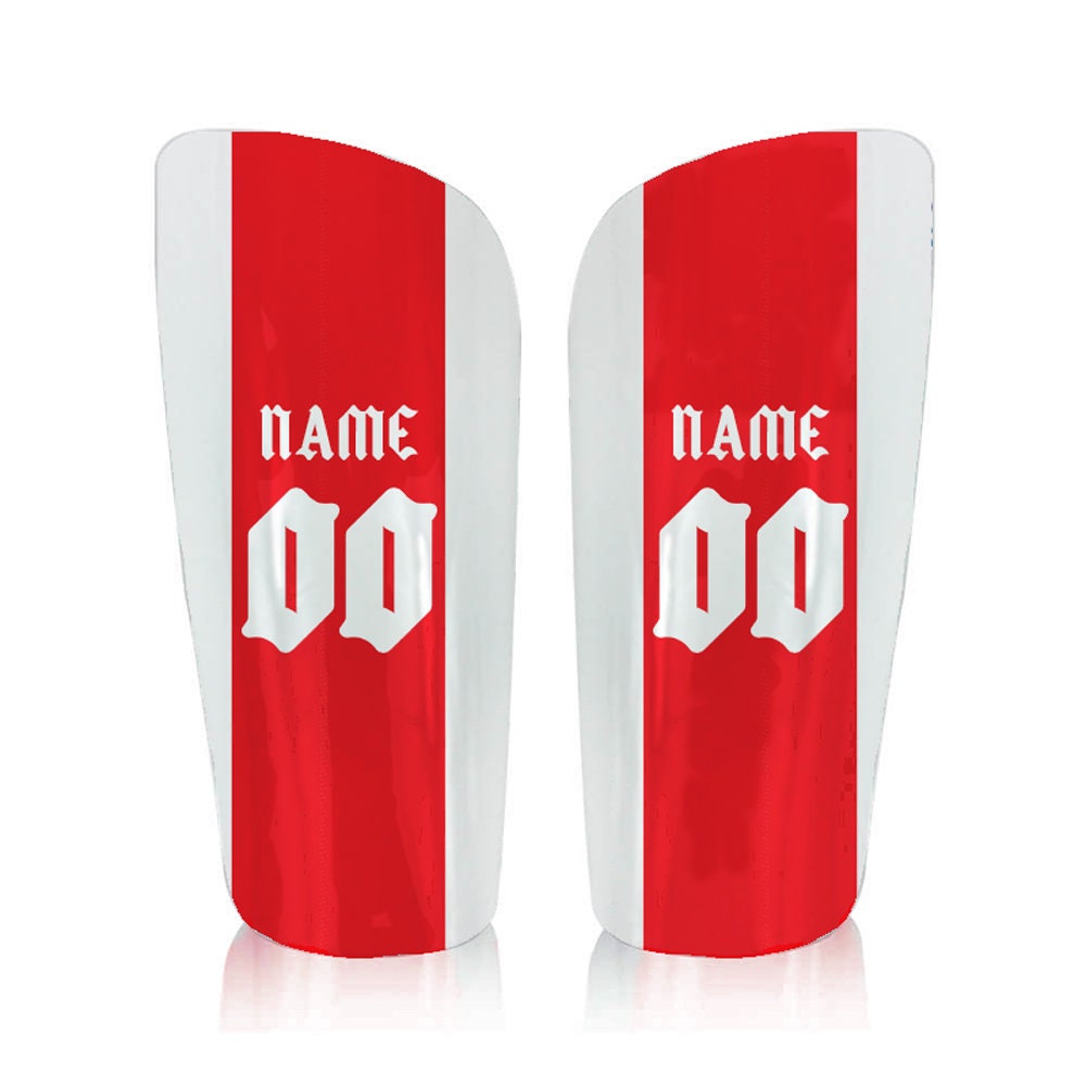 Custom Arsenal Kit Design Adults Kids Shinpads Football Personalised ...