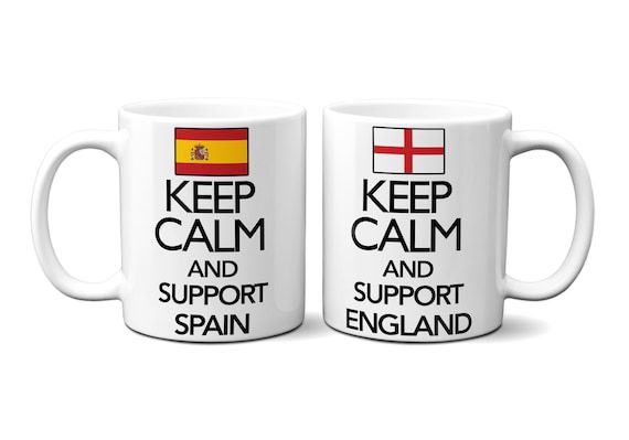 Personalisierte Euro-Tasse „Keep Calm“
