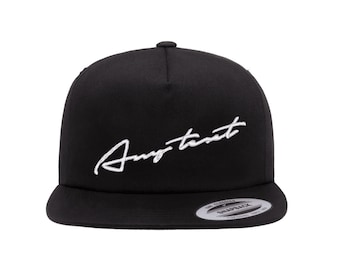Personalised Signature Embroidered Snapback Cap