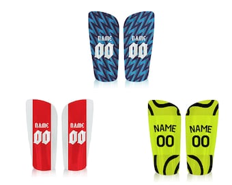 Custom Arsenal Kit Design Adults Kids Shinpads Football Personalised Clubs Sports Grassroots
