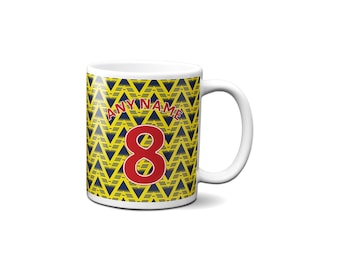 Arsenal Retro Bruised Banana Football Team Personalised Mug