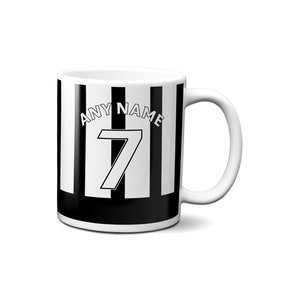 Caneca personalizada do time de futebol Newcastle United