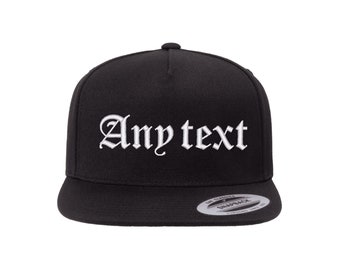 Personalised 3D Embroidered Snapback Cap