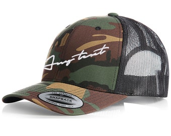 Casquette trucker snapback emblématique brodée