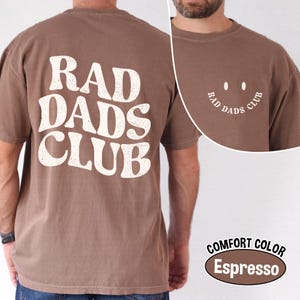 Comfort Colors® Rad Dad Club Shirt, Cool Dad Gift Idea, Father&#39;s Day T-Shirt For Him, Retro Dad Tee, New Dad Club Shirt, Present For Husband