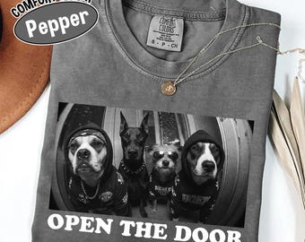 Comfort Colors® Funny Dog Gang Vintage Shirt,Funny Dog Meme Shirt,Sarcastic Tshirt, Unisex Oversized Shirt, Funny Gang Tee