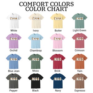 Halloween Teacher Shirt Comfort Colors, Spooky Teacher Shirts, Halloween Gift for Teacher, Fall Autumn Teacher Shirt, Ghost Teacher T-shirts bild 3