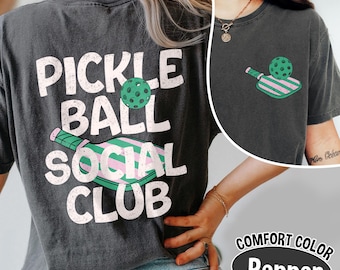 Retro Comfort Colors® Pickleball Shirt, Pickleball Fan Shirt, Pickleball Player Tee, Pickleball Season T-shirt, Pickleball Lover Gift