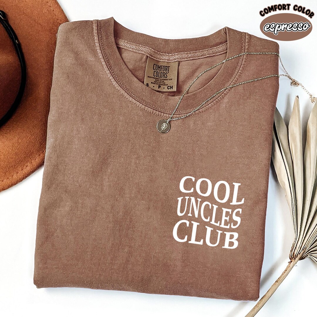 Comfort Colors Cool Uncles Club Shirt, Pregnancy Announcement Tshirt ...