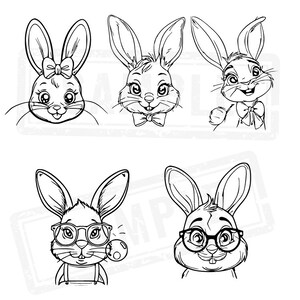 Bunny svg, Easter Day svg, Kids Easter svg, Cute Easter Svg, Easter Svg, Easter Shirt svg, Bunny Glasses svg, Bunny with classes svg