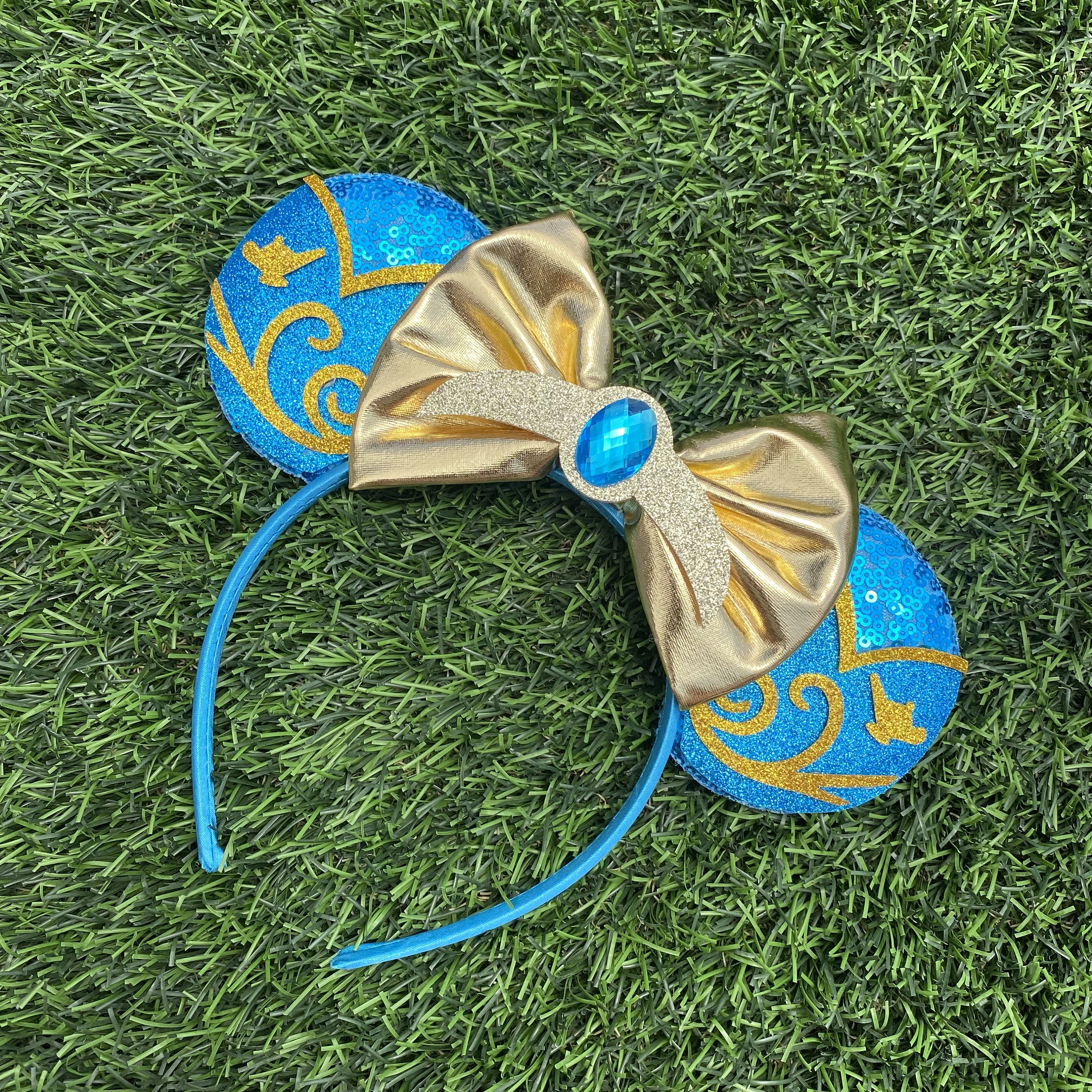 Princess Jasmine Inspired Ears, Princess Minnie Ears, Minnie Mouse Ears, Princess Jasmine Headband, Princess Mouse Ears, Princess Headband