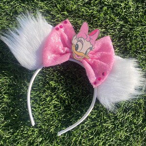 Daisy Ears, Daisy Minnie Ears, Daisy Headband, Daisy Accessories, Minnie Mouse Ears, Minnie Mouse Headband, Mickey Mouse Ears, Mickey Ears